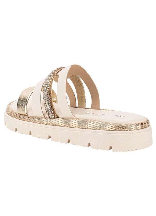 Ramarim - Tamanco Feminino Flat Ramarim 2429202 - Ouro 3