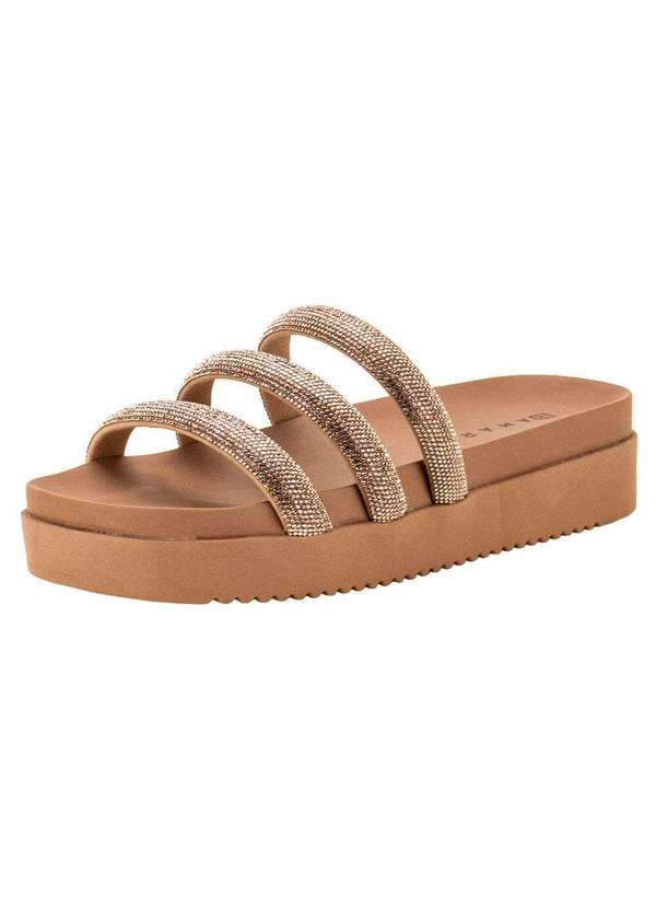 Ramarim - Tamanco Feminino Flat Ramarim 2442101 - Bronze 1