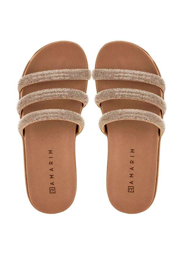 Ramarim - Tamanco Feminino Flat Ramarim 2442101 - Bronze 5