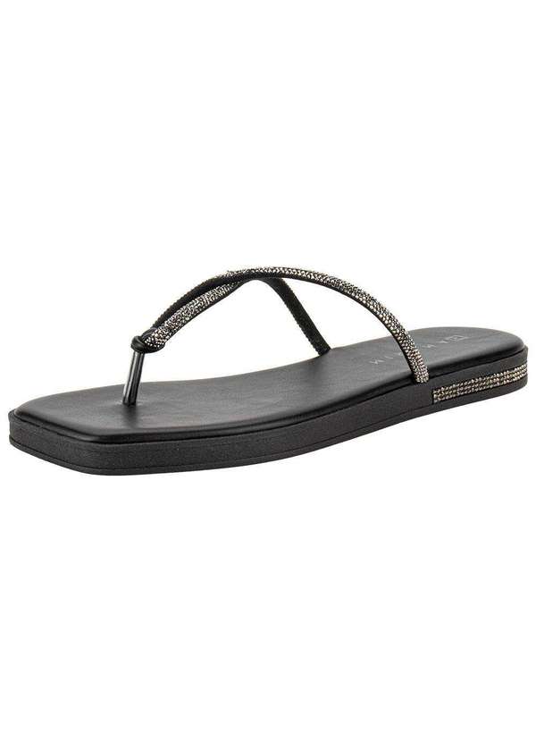 Ramarim - Tamanco Feminino Flat Ramarim 249101 - Preto