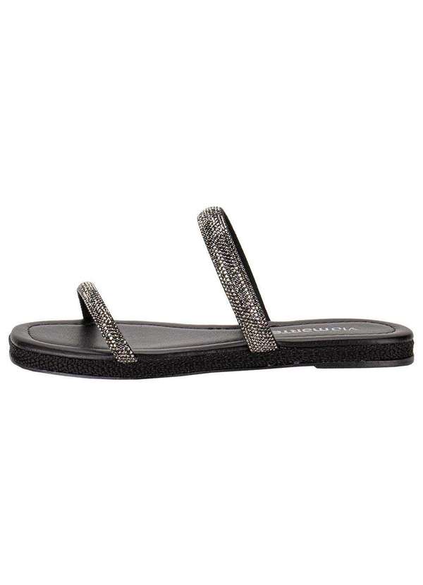 Via Marte - Tamanco Feminino Flat Via Marte 110006 - Preto 2