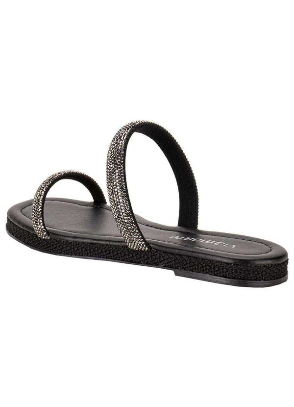Via Marte - Tamanco Feminino Flat Via Marte 110006 - Preto 3
