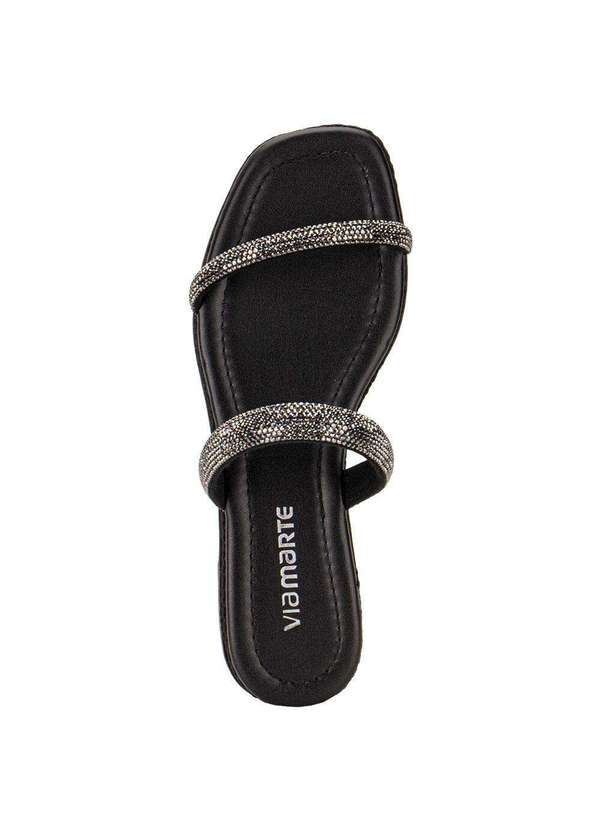 Via Marte - Tamanco Feminino Flat Via Marte 110006 - Preto 5