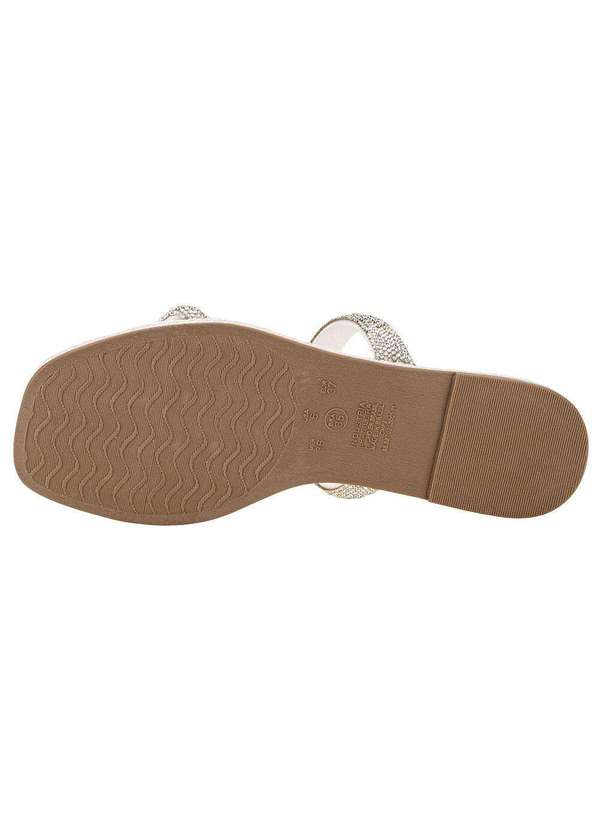 Via Marte - Tamanco Feminino Flat Via Marte 110006 - Branco 4