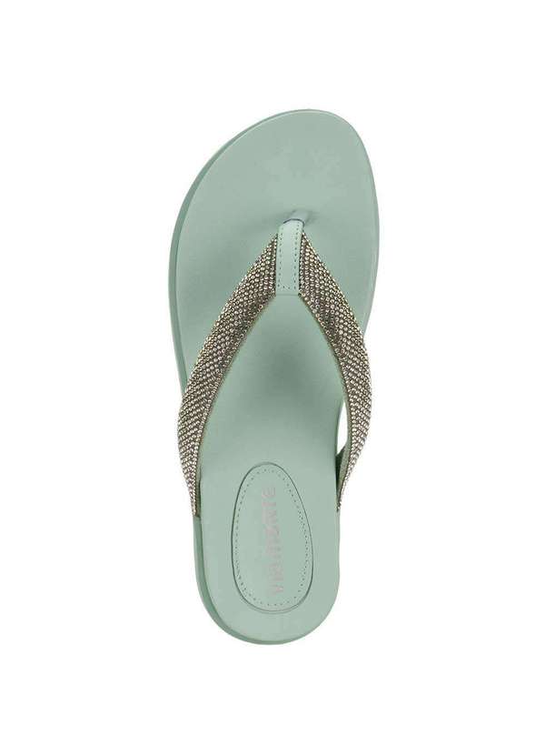 Via Marte - Tamanco Feminino Flat Via Marte 174014 - Verde 3