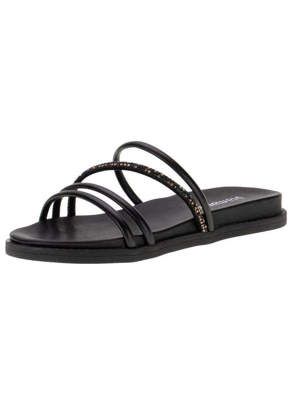 Via Marte - Tamanco Feminino Flat Via Marte  - 2310510 - Preto