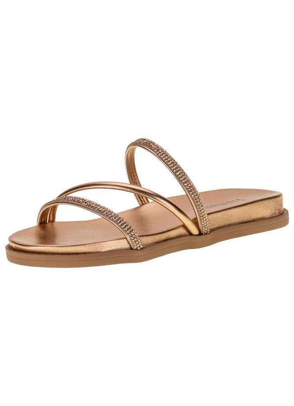 Via Marte - Tamanco Feminino Flat Via Marte - 2319707 - Bronze