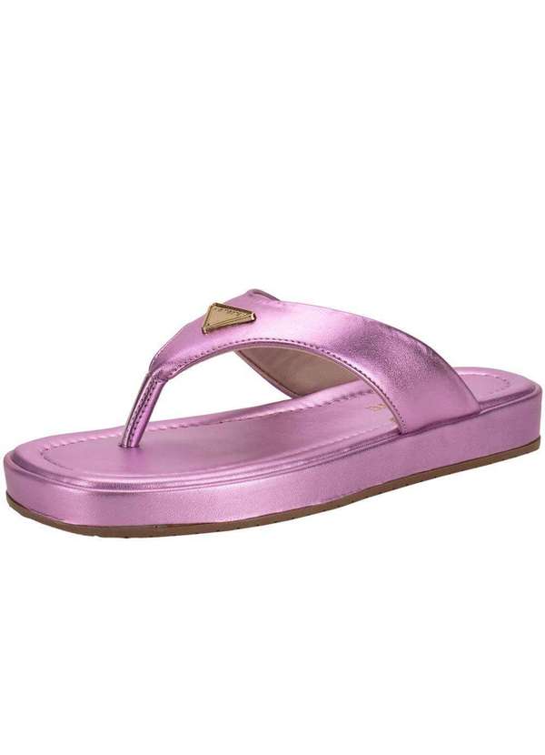 Via Marte - Tamanco Feminino Flat Via Marte - 2321407 - Rosa