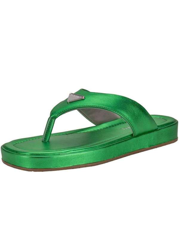 Via Marte - Tamanco Feminino Flat Via Marte - 2321407 - Verde 1