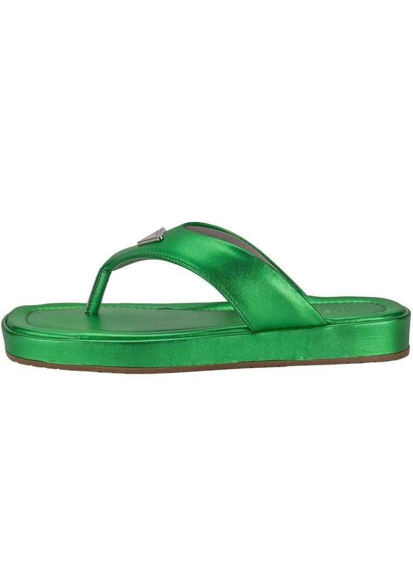 Via Marte - Tamanco Feminino Flat Via Marte - 2321407 - Verde 2