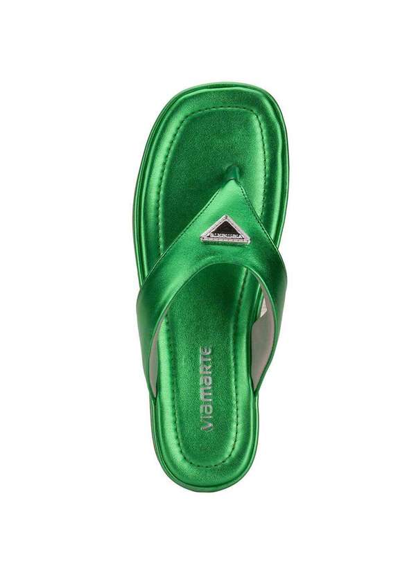 Via Marte - Tamanco Feminino Flat Via Marte - 2321407 - Verde 5