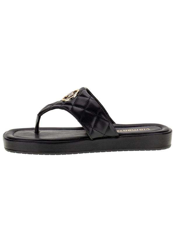 Via Marte - Tamanco Feminino Flat Via Marte  - 2321410 - Preto 2