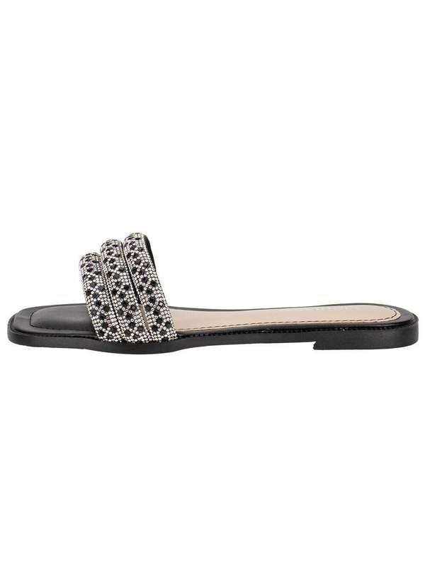 Via Marte - Tamanco Feminino Flat Via Marte 291006 Preto 2