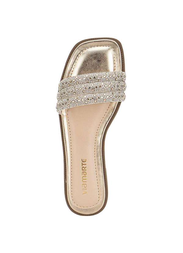 Via Marte - Tamanco Feminino Flat Via Marte 291006 Ouro 5