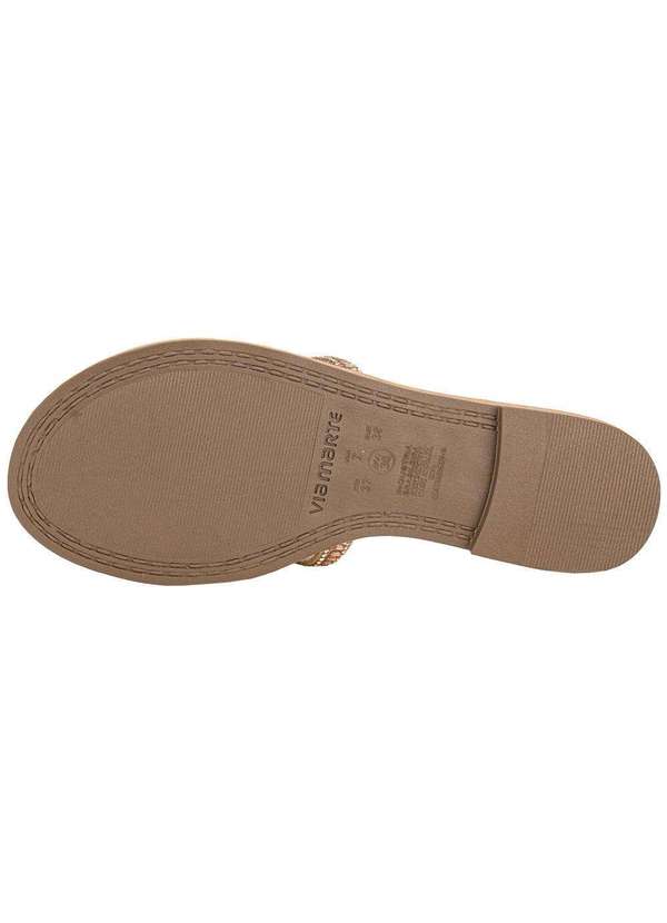 Via Marte - Tamanco Feminino Flat Via Marte 308003 - Ouro/Rosado 4