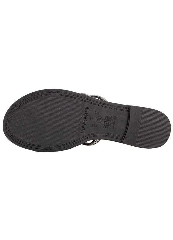 Via Marte - Tamanco Feminino Flat Via Marte 308004 - Preto 4