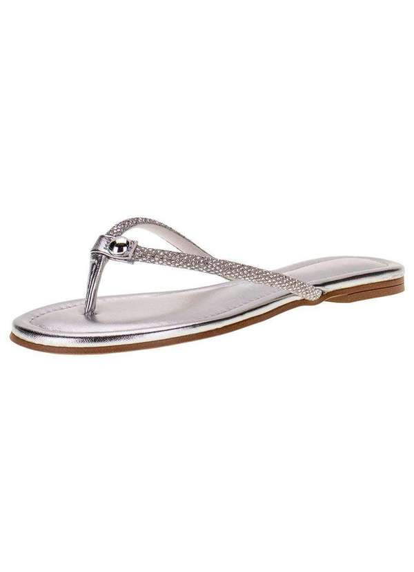 Vizzano - Tamanco Feminino Flat Vizzano 62351699 - Prata