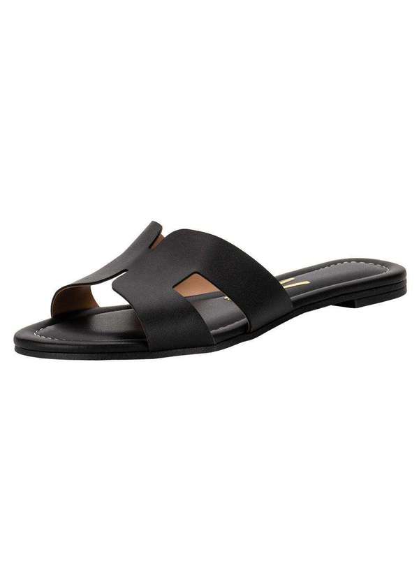 Vizzano - Tamanco Feminino Flat Vizzano 6371367 - Preto