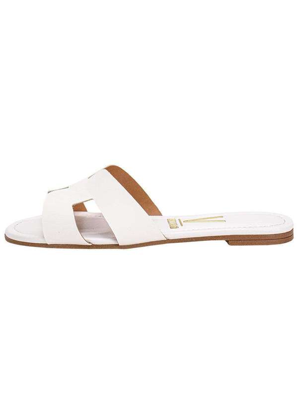 Vizzano - Tamanco Feminino Flat Vizzano 6371367 - Branco 2