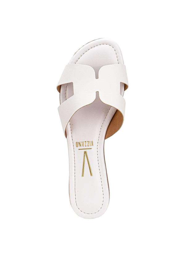 Vizzano - Tamanco Feminino Flat Vizzano 6371367 - Branco 5