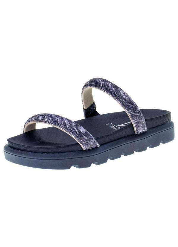 Vizzano - Tamanco Feminino Flat Vizzano 6459110 - Marinho