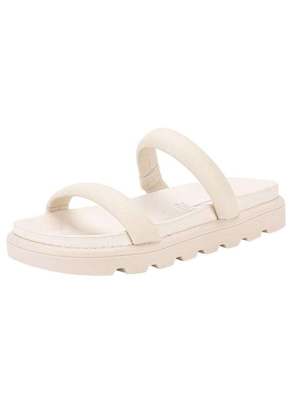 Vizzano - Tamanco Feminino Flat Vizzano 6459110 - Marfim