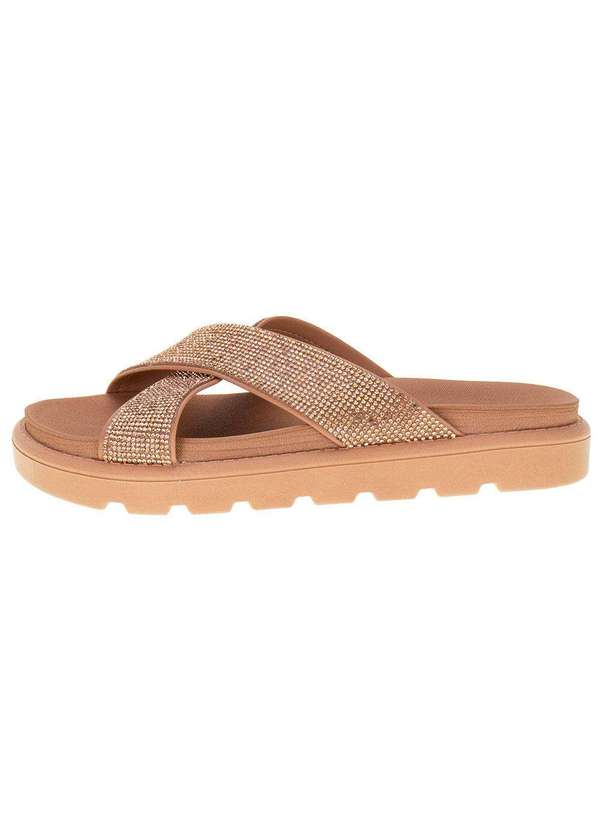 Vizzano - Tamanco Feminino Flat Vizzano 6459122 - Bege 3