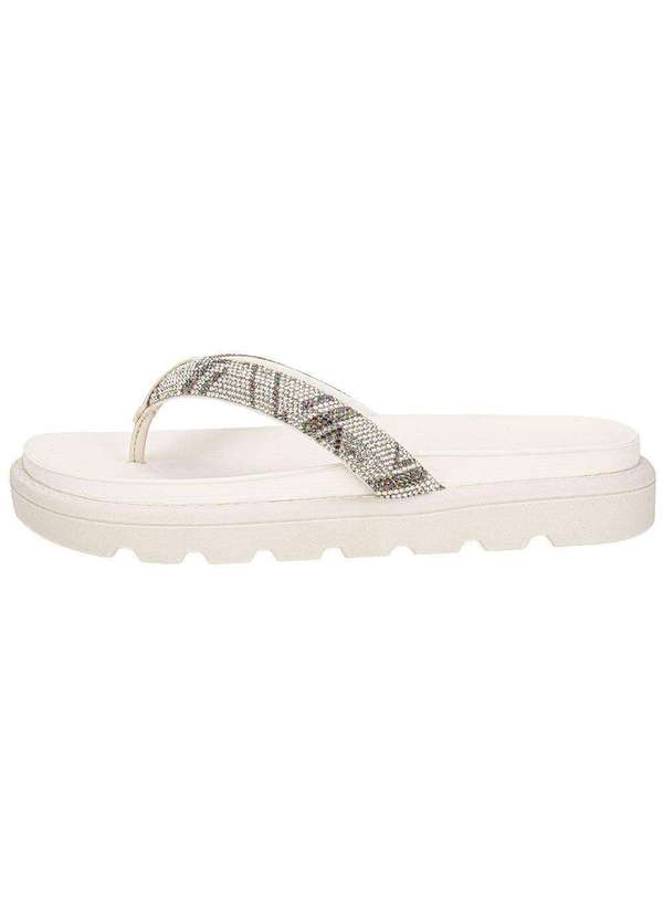 Vizzano - Tamanco Feminino Flat Vizzano 6459138 - Branco/Off 2