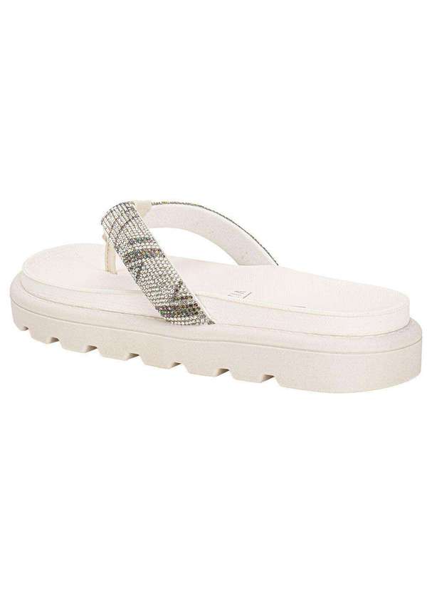 Vizzano - Tamanco Feminino Flat Vizzano 6459138 - Branco/Off 3