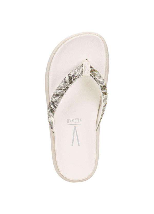 Vizzano - Tamanco Feminino Flat Vizzano 6459138 - Branco/Off 5