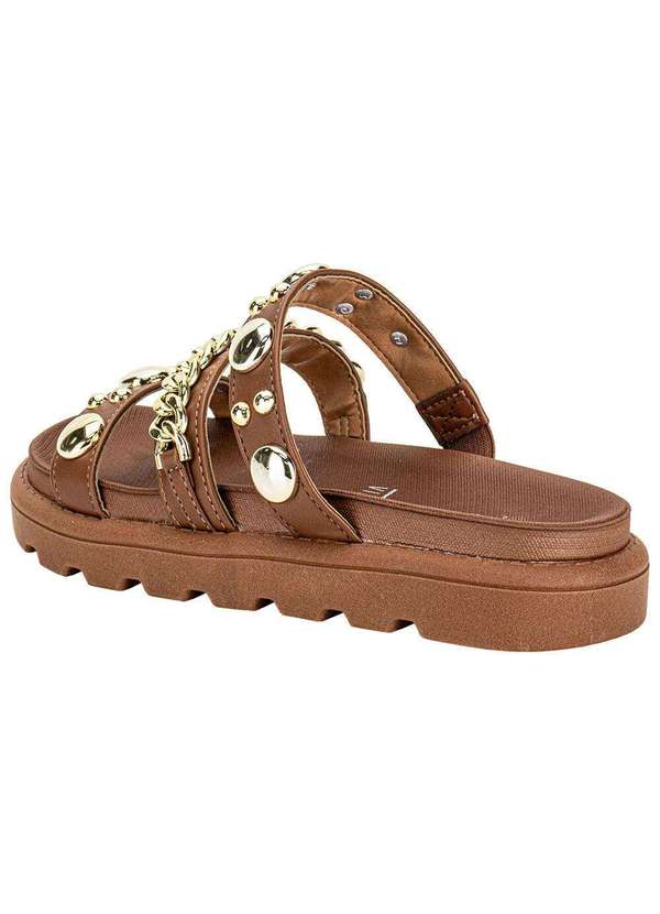 Vizzano - Tamanco Feminino Flat Vizzano 6510102 Chocolate 3