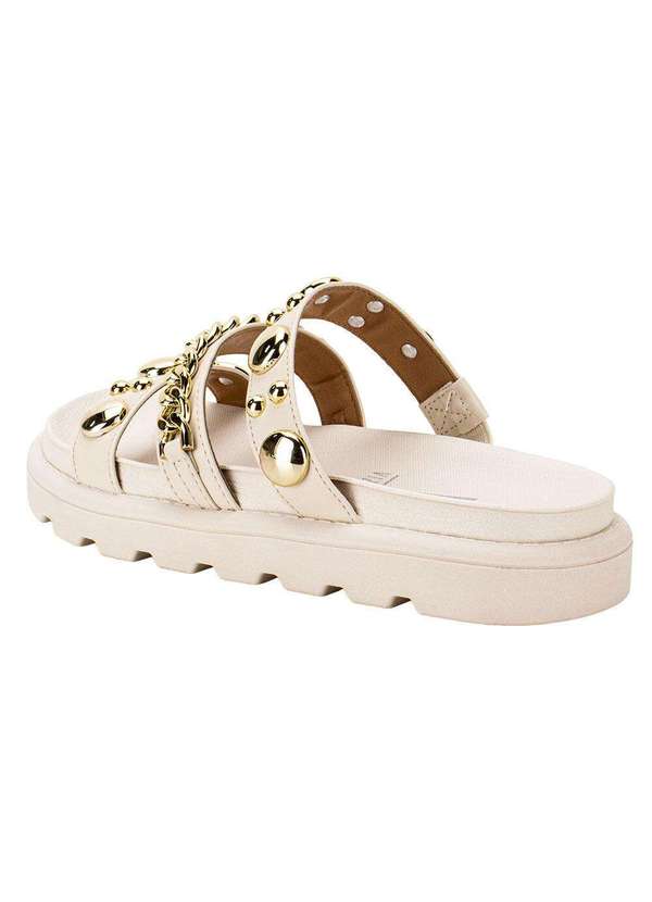 Vizzano - Tamanco Feminino Flat Vizzano 6510102 Marfim 3