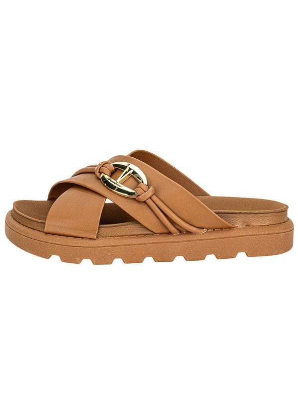 Vizzano - Tamanco Feminino Flat Vizzano 6510111 Camel 2