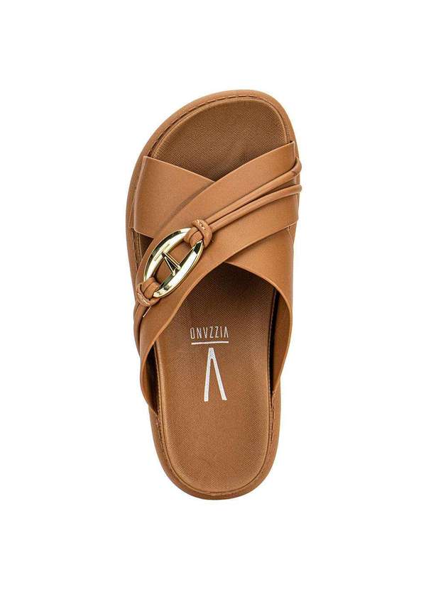Vizzano - Tamanco Feminino Flat Vizzano 6510111 Camel 5