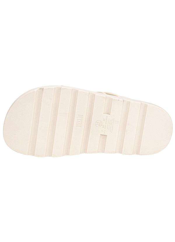 Vizzano - Tamanco Feminino Flat Vizzano 6510111 Branco/Off 4