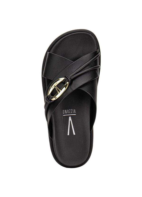 Vizzano - Tamanco Feminino Flat Vizzano 6510111 Preto 5