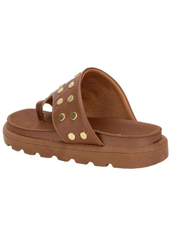 Vizzano - Tamanco Feminino Flat Vizzano 6510117 - Caramelo 3