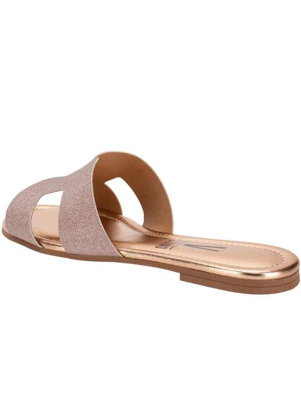 Vizzano - Tamanco Feminino Flat Vizzano 6522101 Ouro/Rosado 3