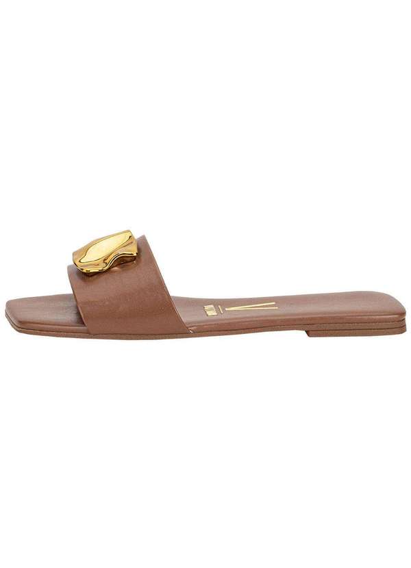 Vizzano - Tamanco Feminino Flat Vizzano 6553100 - Chocolate 2