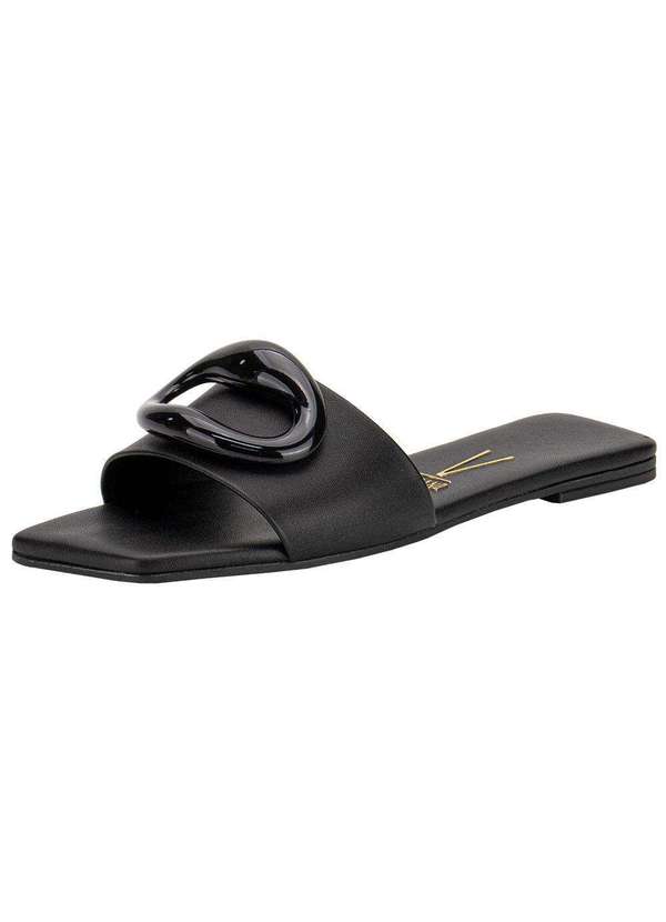 Vizzano - Tamanco Feminino Flat Vizzano 6553101 - Preto
