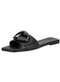 Vizzano - Tamanco Feminino Flat Vizzano 6553101 - Café - variação: - Preto