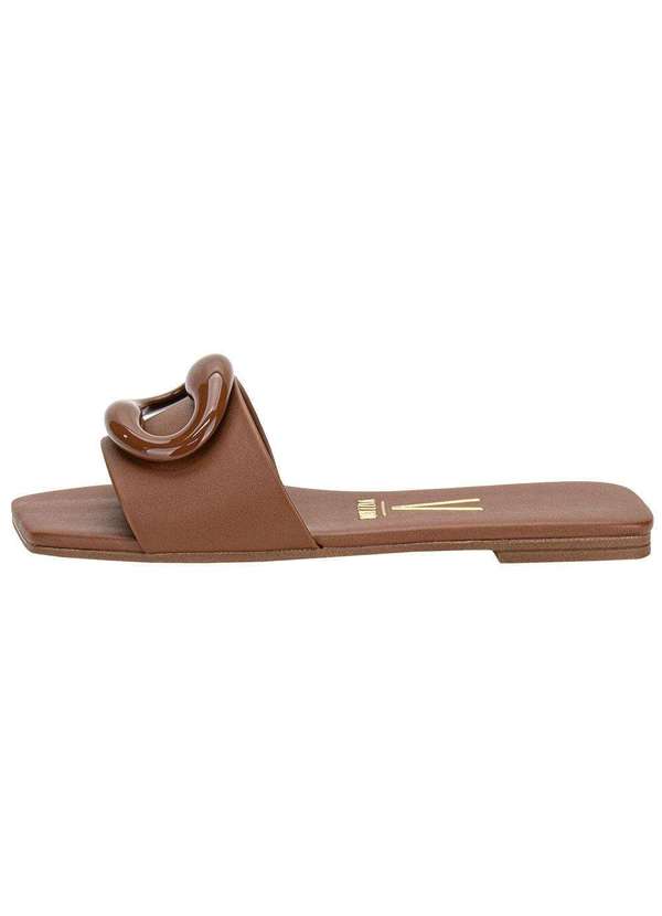 Vizzano - Tamanco Feminino Flat Vizzano 6553101 - Café 2