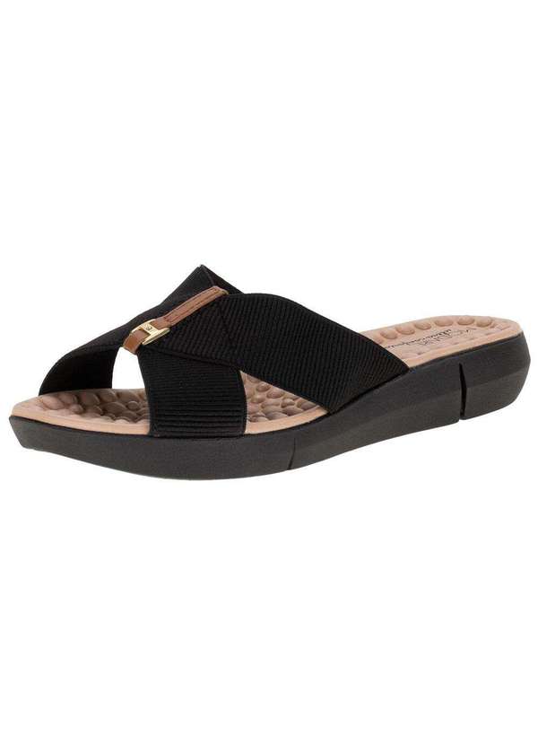 Modare - Tamanco Feminino Salto Baixo Modare - 7142101 - Preto 01 1