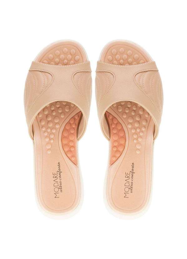 Modare - Tamanco Feminino Salto Baixo Modare 7174101 - Bege 5