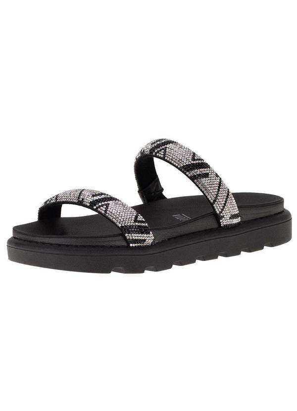 Vizzano - Tamanco Feminino Salto Baixo Vizzano - 6459110 - Preto