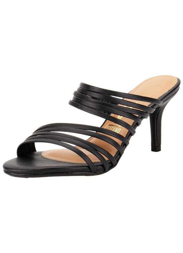 Vizzano - Tamanco Feminino Salto Fino Vizzano 6524101 - Preto