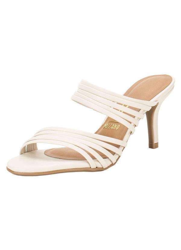 Vizzano - Tamanco Feminino Salto Fino Vizzano 6524101 - Marfim