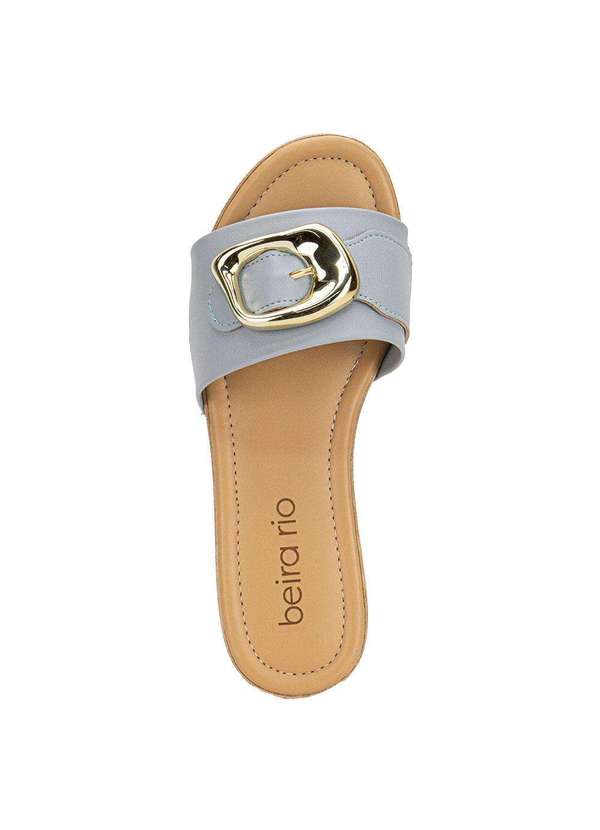 Beira Rio - Tamanco Feminino Salto Grosso Beira Rio 8456307 - Azul 5