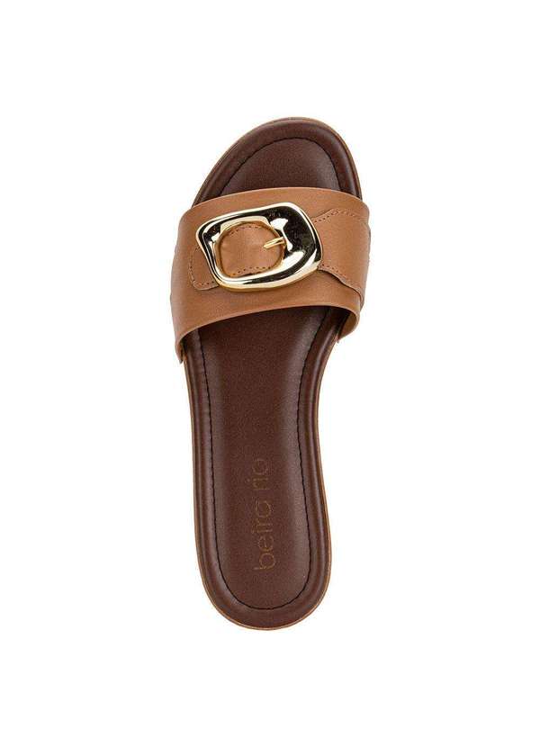Beira Rio - Tamanco Feminino Salto Grosso Beira Rio 8456307 - Camel 5