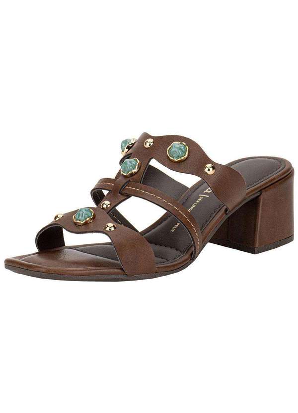 Dakota - Tamanco Feminino Salto Grosso Dakota Y9582 - Café